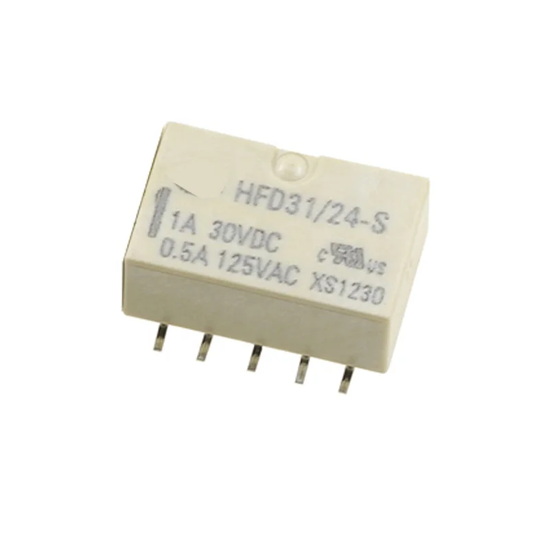10Pcs/LOT Relay HFD3-5V HFD3-12V HFD3/5 HFD3/12 Two sets of transition monostable 2A 8PIN