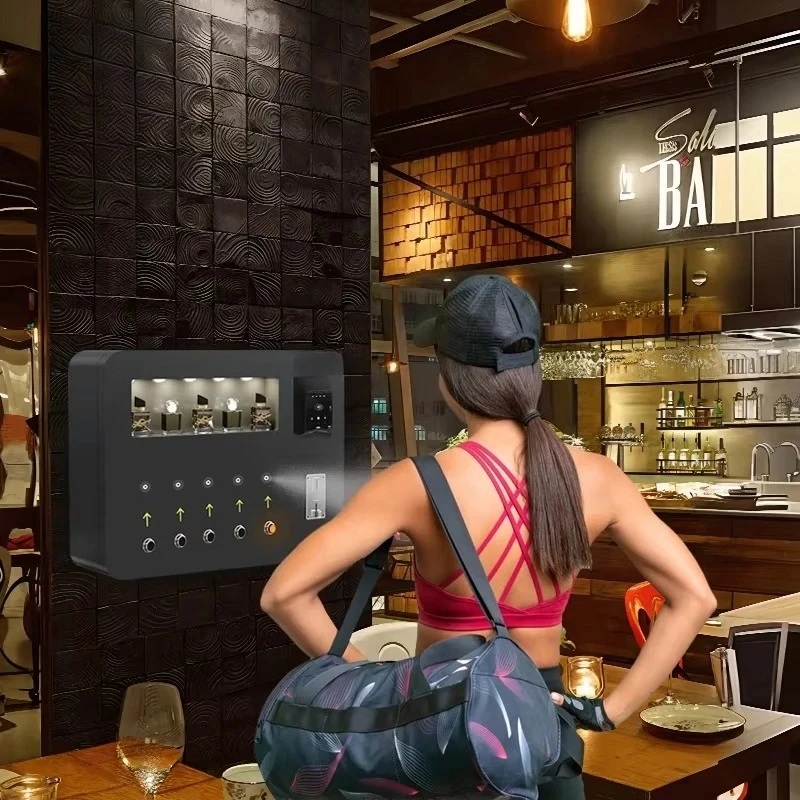 Perfume Spraying Vending Machine Fragrance Vending Machine With Coin-Operated Retail Perfume Spray