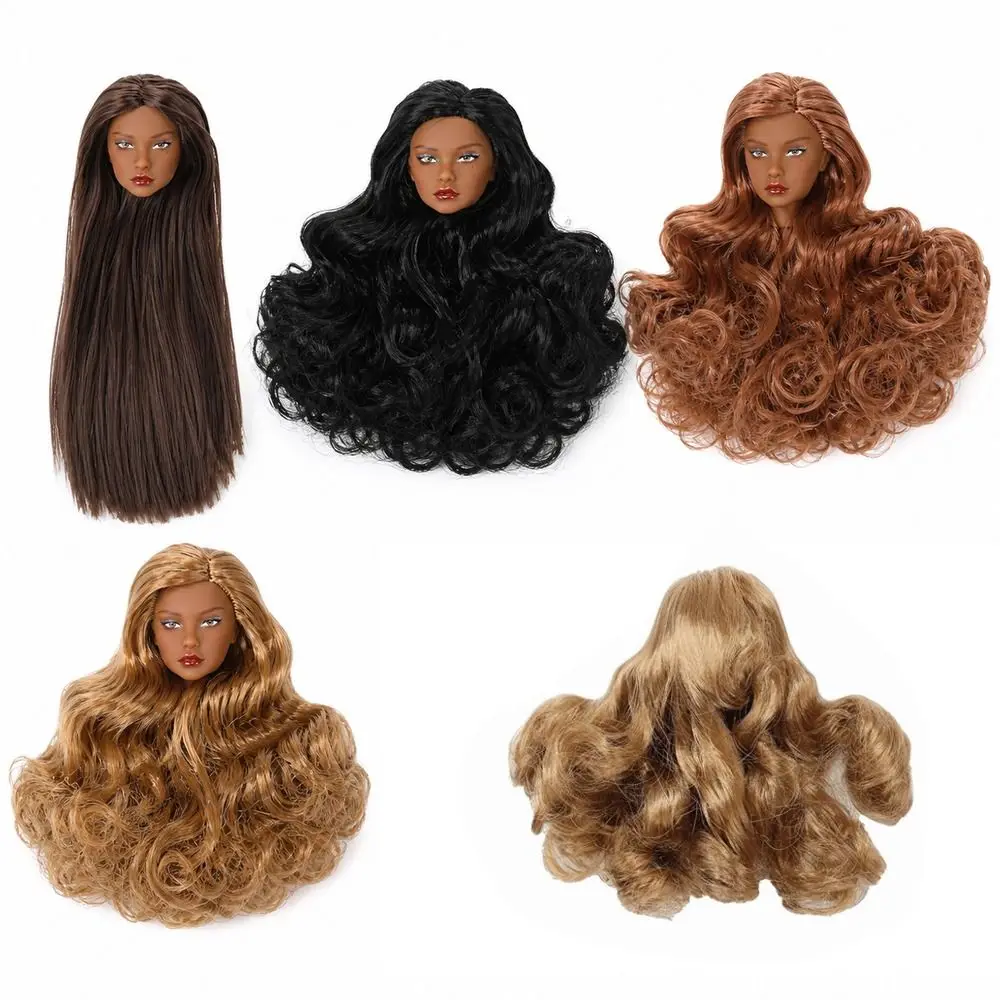 29-32cm Nudy JJ European Face Head Long Hair White Normal Tan Skin Practice Makeup Head Fashion Head for 11.5 Inch BJD Body
