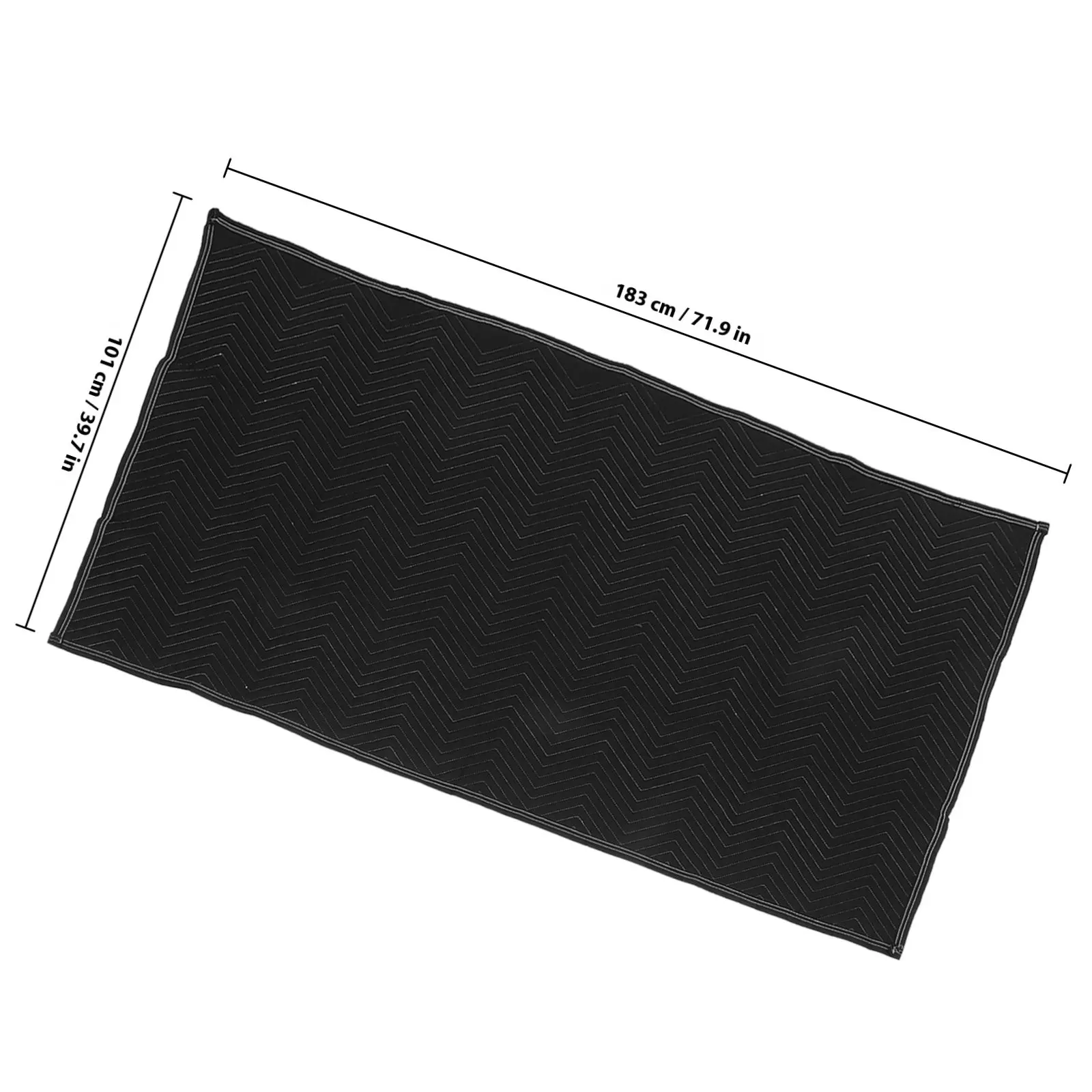 Padded Moving Blankets Quilt Design Heavy Duty Non Woven Furniture Moving Pads for Transport Shipping Floor Protector Supplies