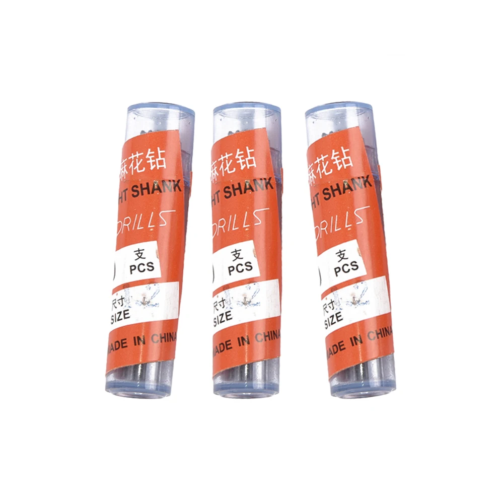高性能小型HSSドリルビット30本セット、木材およびプラスチックの精密穴あけ用、サイズ0.6mm～2.0mm