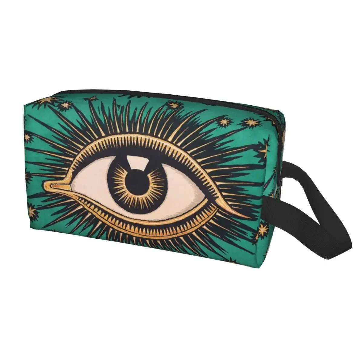 

All Seeing Eye Art Makeup Bag for Women Travel Cosmetic Organizer Kawaii Evil Mystic Eyes Storage Toiletry Bags