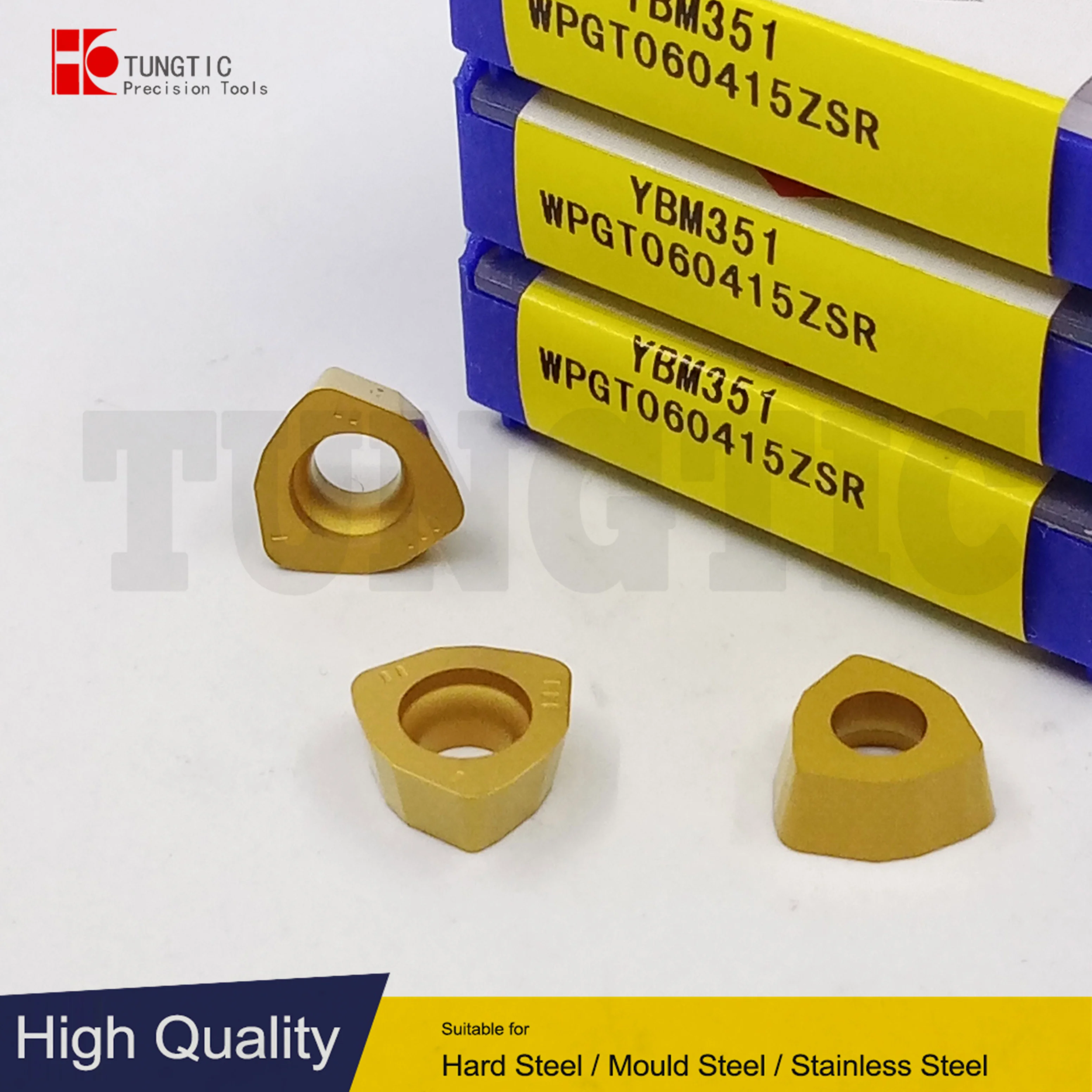 

TUNGTIC WPGT 060415ZSR WPGT060415ZSR Milling Inserts Carbide Cutter For Cast Iron