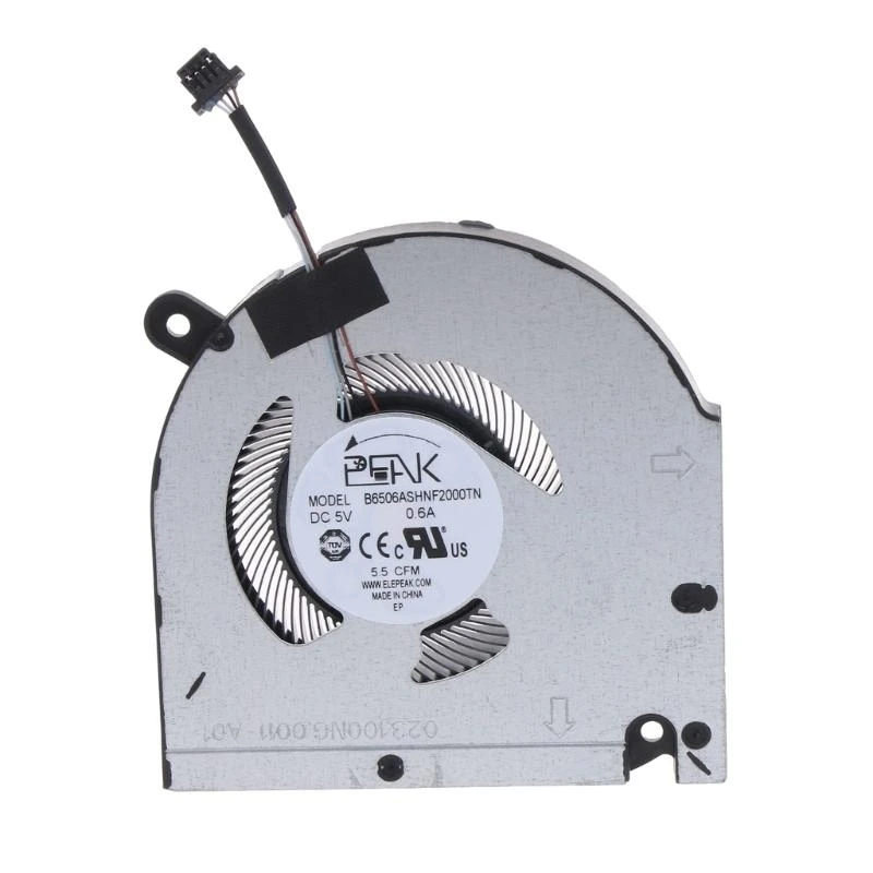 

652F Laptops Quiet Cooling Fan CPU GPU Cooler for Inspiron 15 7510 16 7610 2021