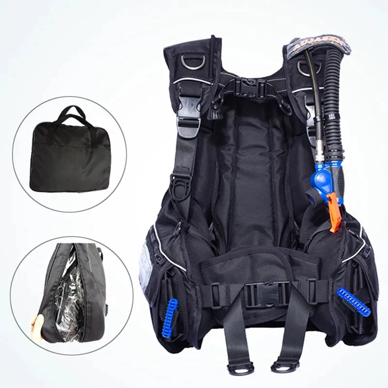 Buoyancy Compensator Front Adjustable BCD Wetsuit Vest with Quick-Release Weight Integrated Pocket S//L/XL