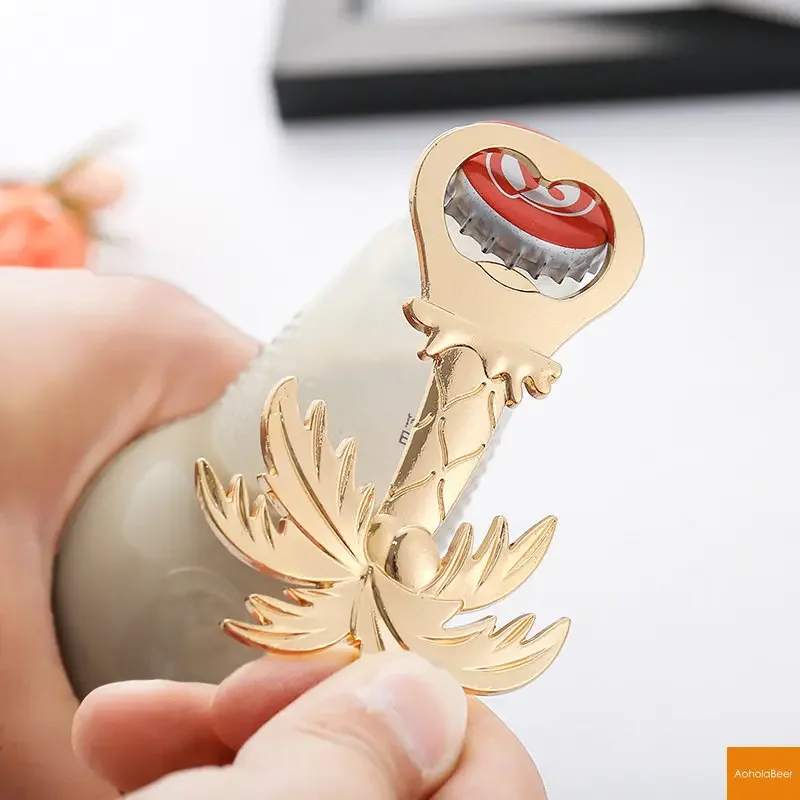 Funny Design Coconut Tree Shape Bottle Opener Gifts Happy Wedding Souvenirs for Guests Zinc Alloy Beer Opener Funny Party Gifts