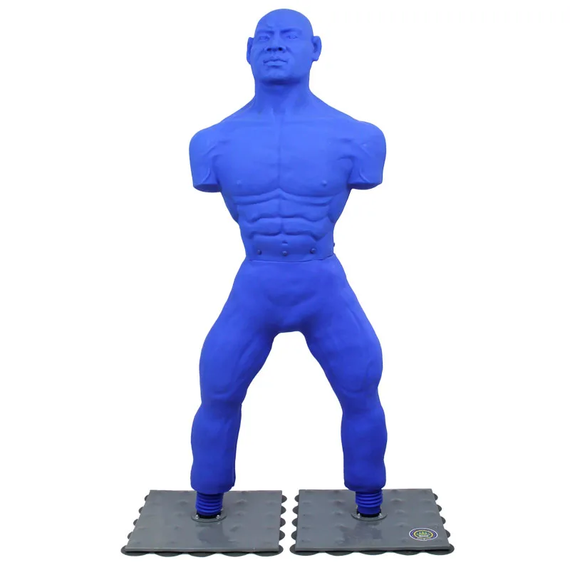 Red Color MMA Boxing Dummy Silastic Human Figure Punching Bag standing Punching Sandbags for Martial Arts