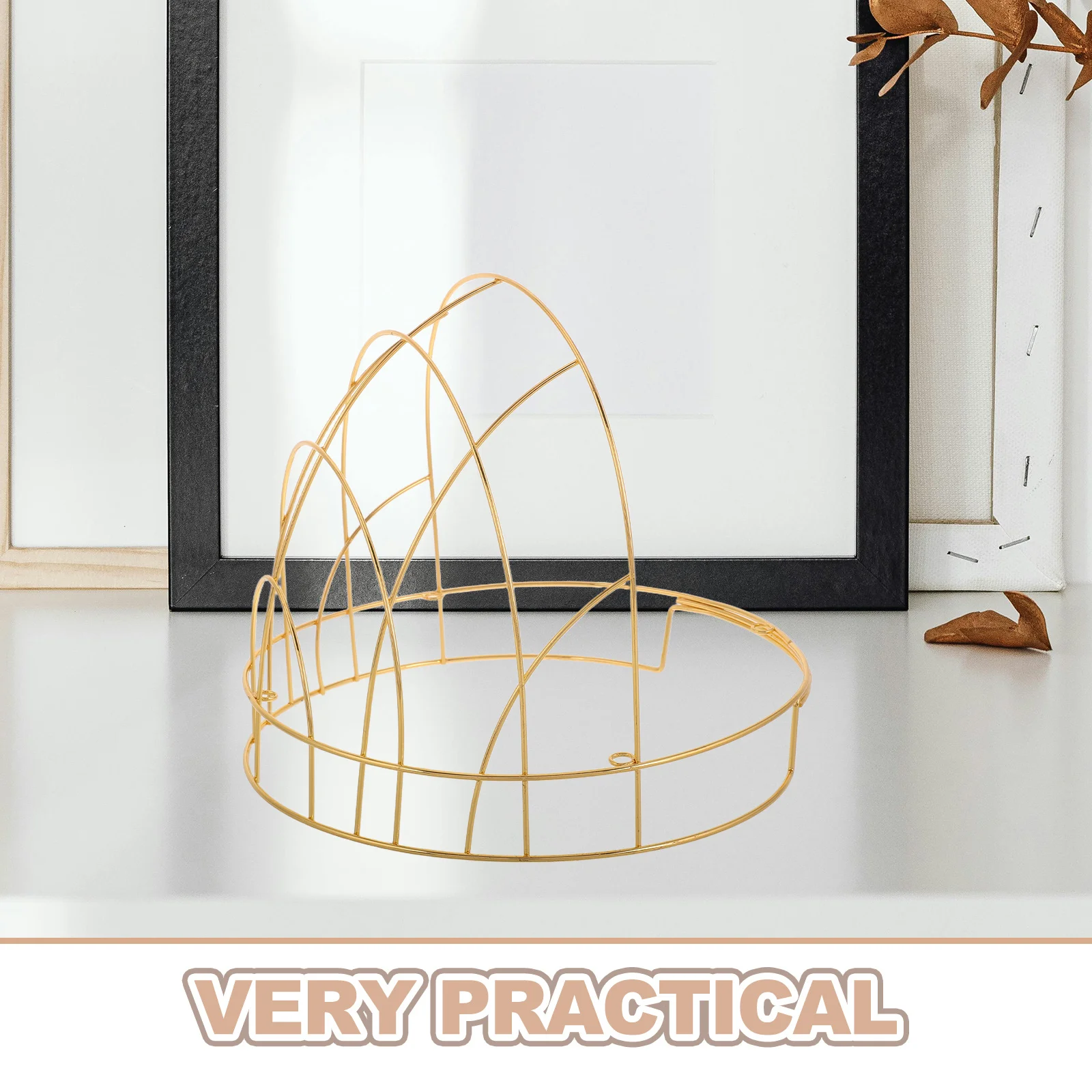 إطار غطاء الرأس الصيني القديم قاعدة معدنية قوية لصنع التاج بنفسك أغطية الرأس Hanfu إطار التاج التقليدي لحفلات الزفاف المسرحية #4