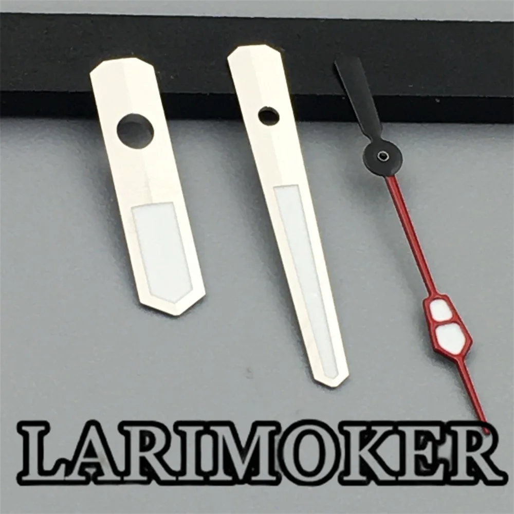 LARIMOKER Silver Green Red Watch Hands Green Luminous Hands fit NH35 Mechanical Movement Watches Accessories