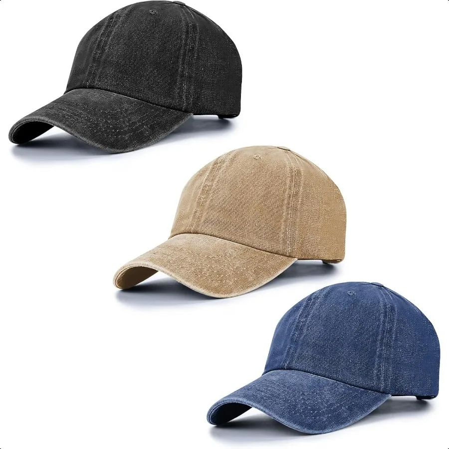 

Baseball Cap Unisex Washed Distred CapRetro Adjustable Dad Hats Baseball Hat for Men Women
