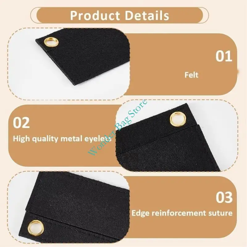 منظم محفظة اللباد H3CB، ملحقات تحويل المحفظة للمحفظة، حقيبة كروس، حقيبة مغلف، منظم هدية