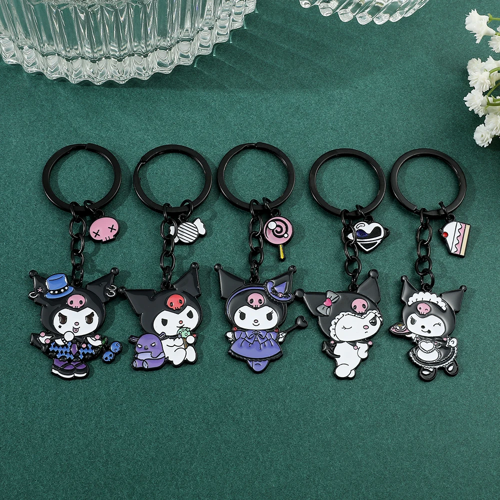 Neon Genesis Evangelion Mecha Hello Kitty Enamel Key Chain Men Women Fashion Jewellery Backpack Decorate The Keychain For Girls