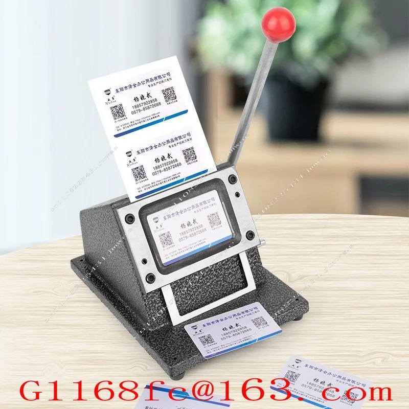 Manual PVC, Business Card Machine, Right Angle Rounded Corner 86 * 54, Cutting Driving License