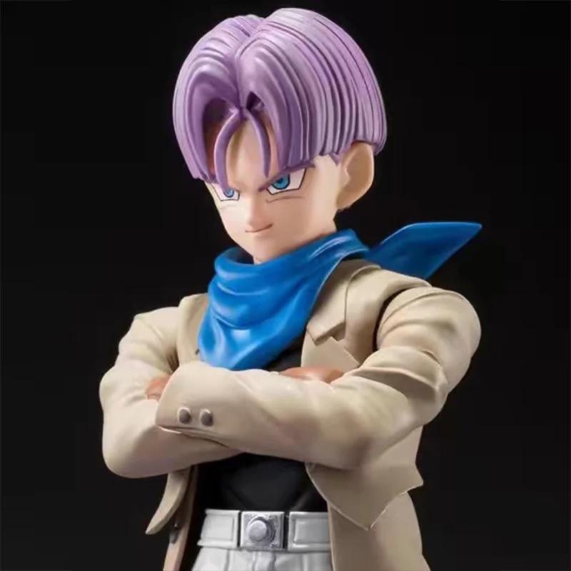 100% Original Bandai S.H.Figuarts SHF GT TRUNKS Super Saiyan Dragon Ball GT In Stock Anime Action Collection Figures Model