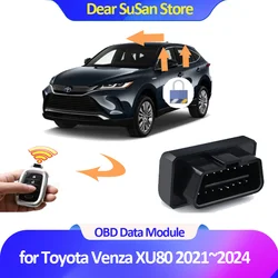 Car OBD Data Module for Toyota Venza XU80 Harrier 2021~2024 2022 2023 Window Lifting Lock Door Automatically Unlock Accessories