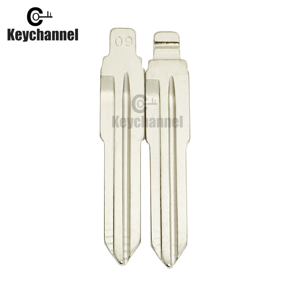 Keychannel 10PCS 09# KD Key Blade Lishi MAZ24 Car Key Blank for KD KEYDIY Xhorse VVDI Flip Remote for Mazda Vizi 323. 626. 929