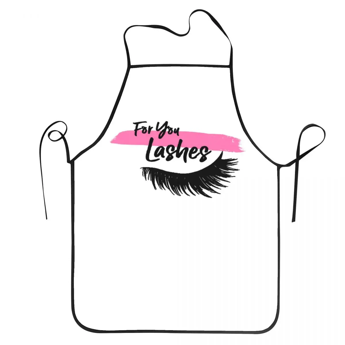 Eyelash Extension Makeup Tools Apron Chef Baking Tablier Waterproof Bib Kitchen Cleaning Pinafore for Women Men Painting