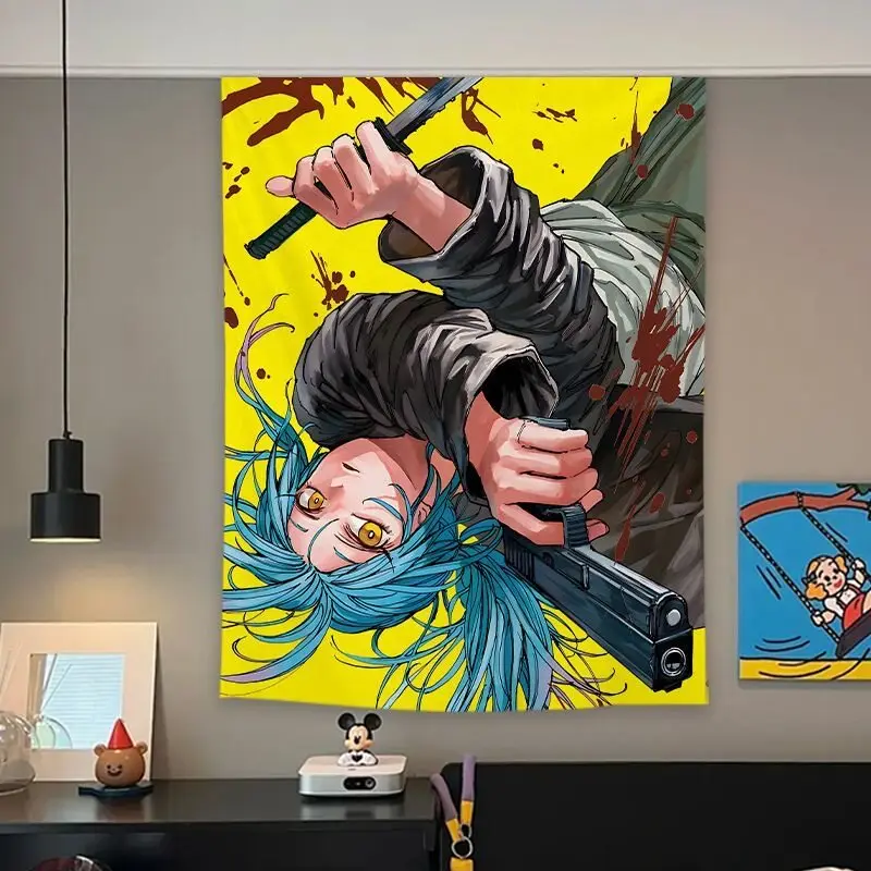 Sakamoto Days Anime Tapestry Vertical Great Buddha Sakamoto Dormitory Wall Decor Merchandise