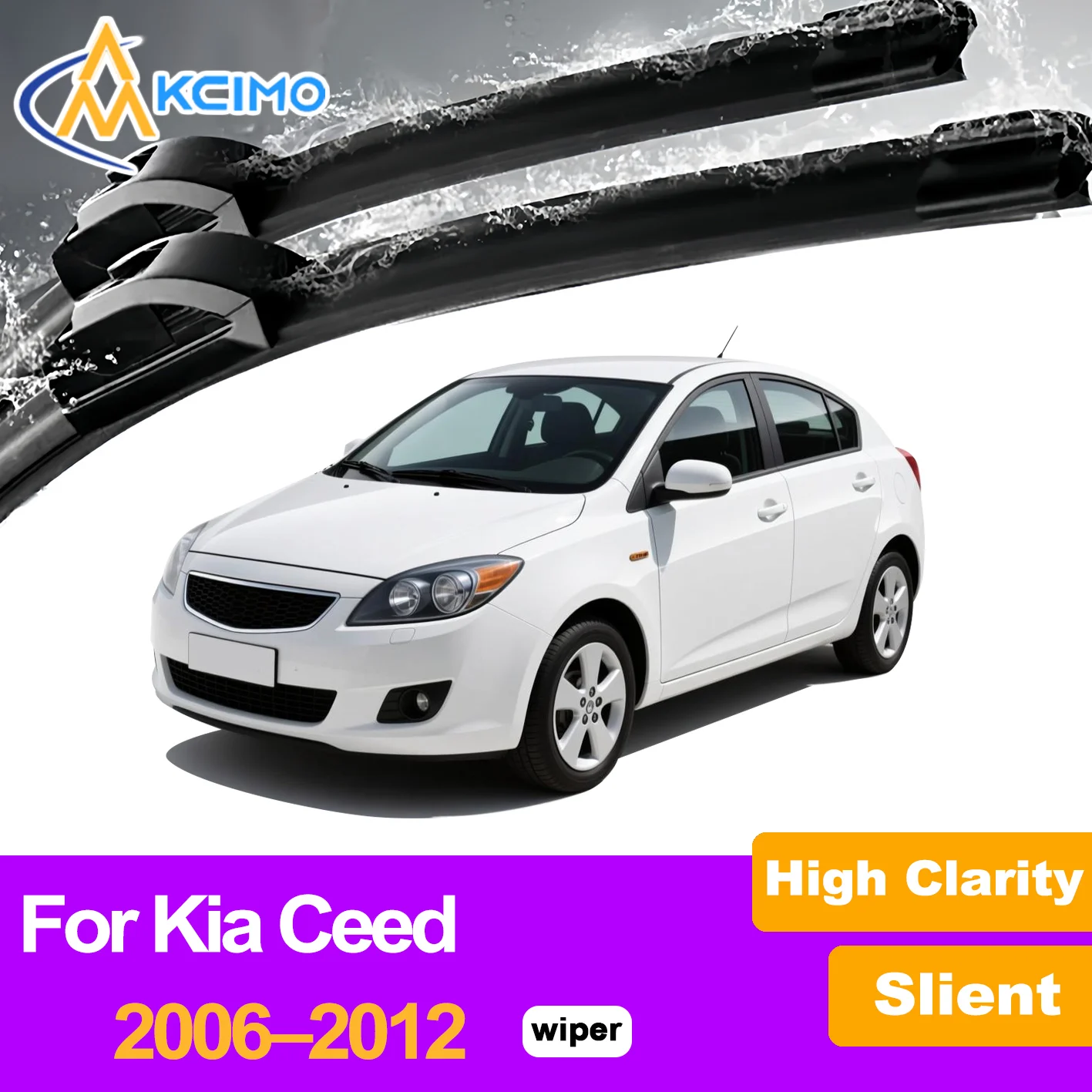 

2Pcs Front Windshield Wiper Blades For Kia Ceed 2006-2012 Windscreen Window Car Accessories