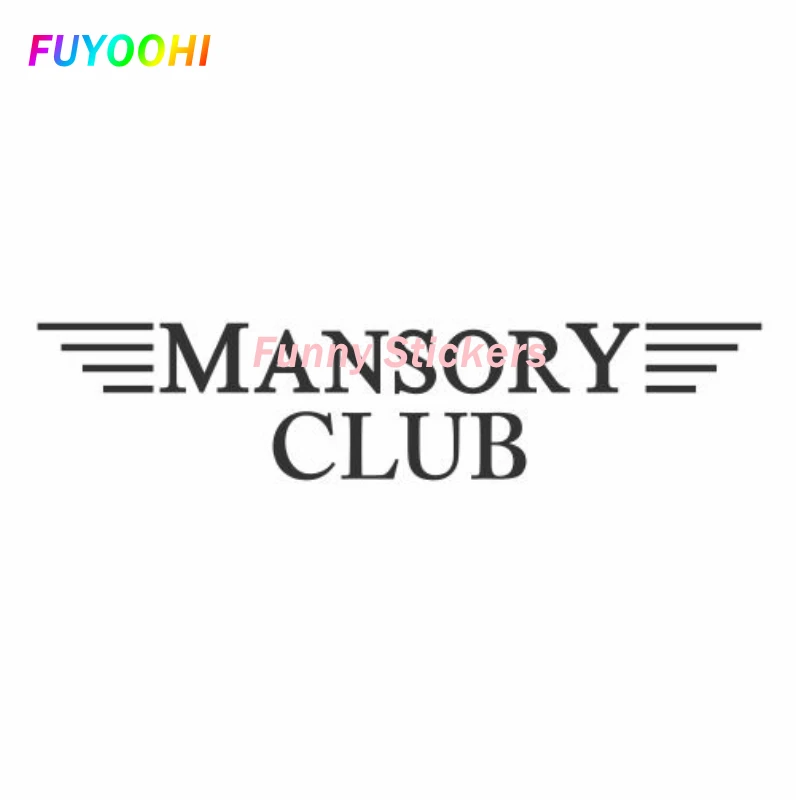 FUYOOHI Play Stickers – Kreatywna dekoracja samochodu z wyrazistymi postaciami i grafiką w stylu Mansory Club