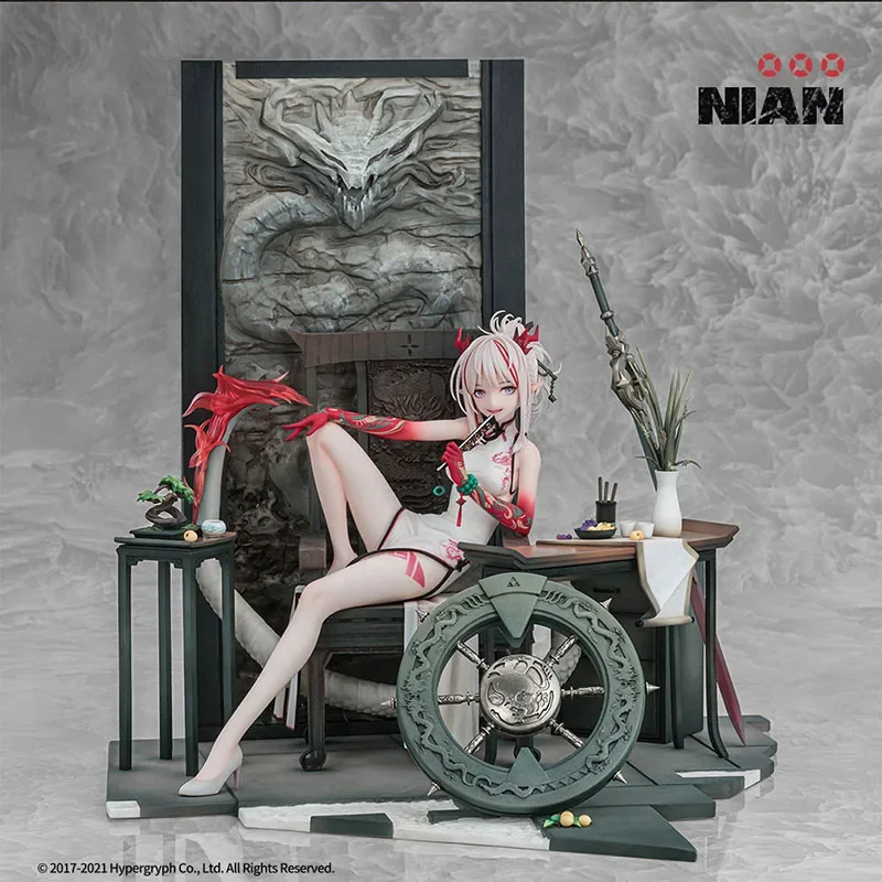 AniGame Arknights Nian 31 ซม.1·1/7 PVC ของแท้สะสมอะนิเมะ Action ของเล่นวันหยุดของขวัญ Original Product