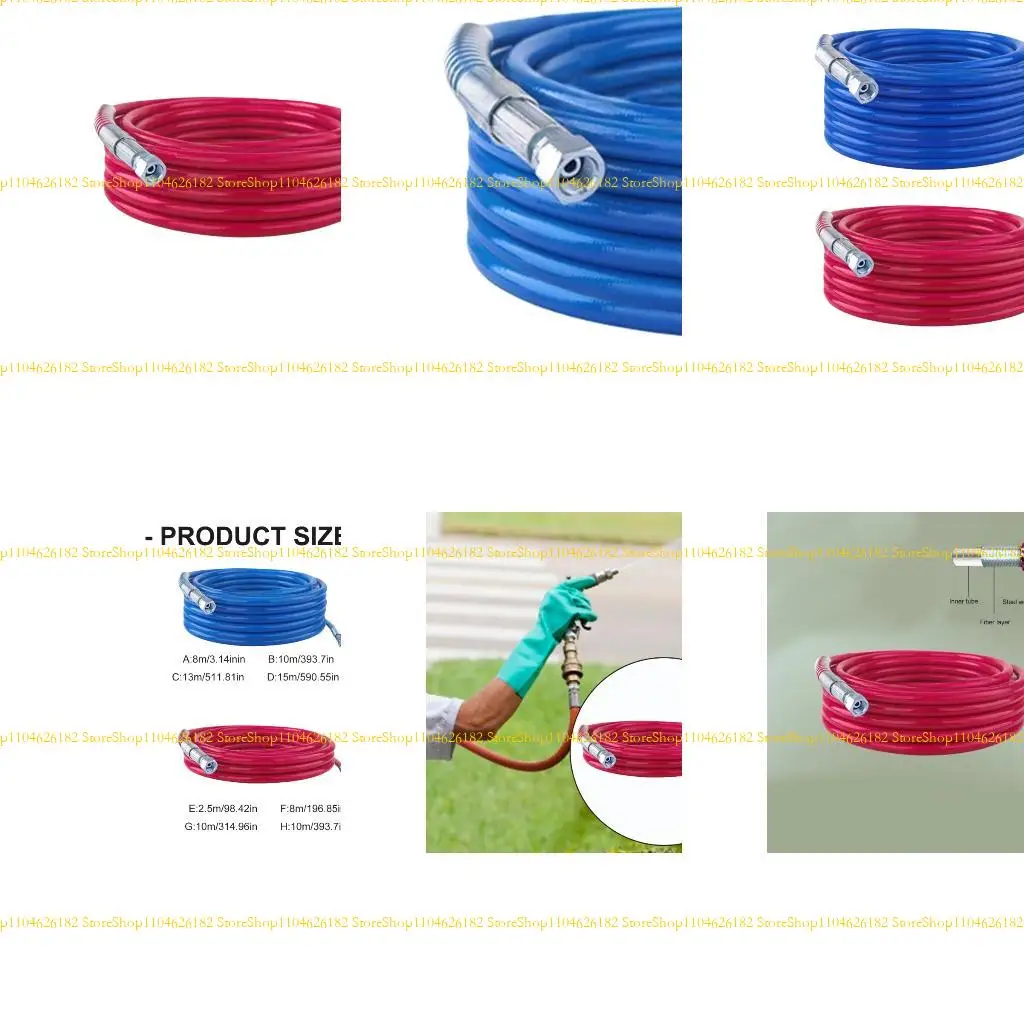 

Q2Q4 Professional Heavy Duty Water Pressure Drain Cleaner Pipe For Bathtubs Sinks And Shower Drain Clogged Pipe Cleaning Tool