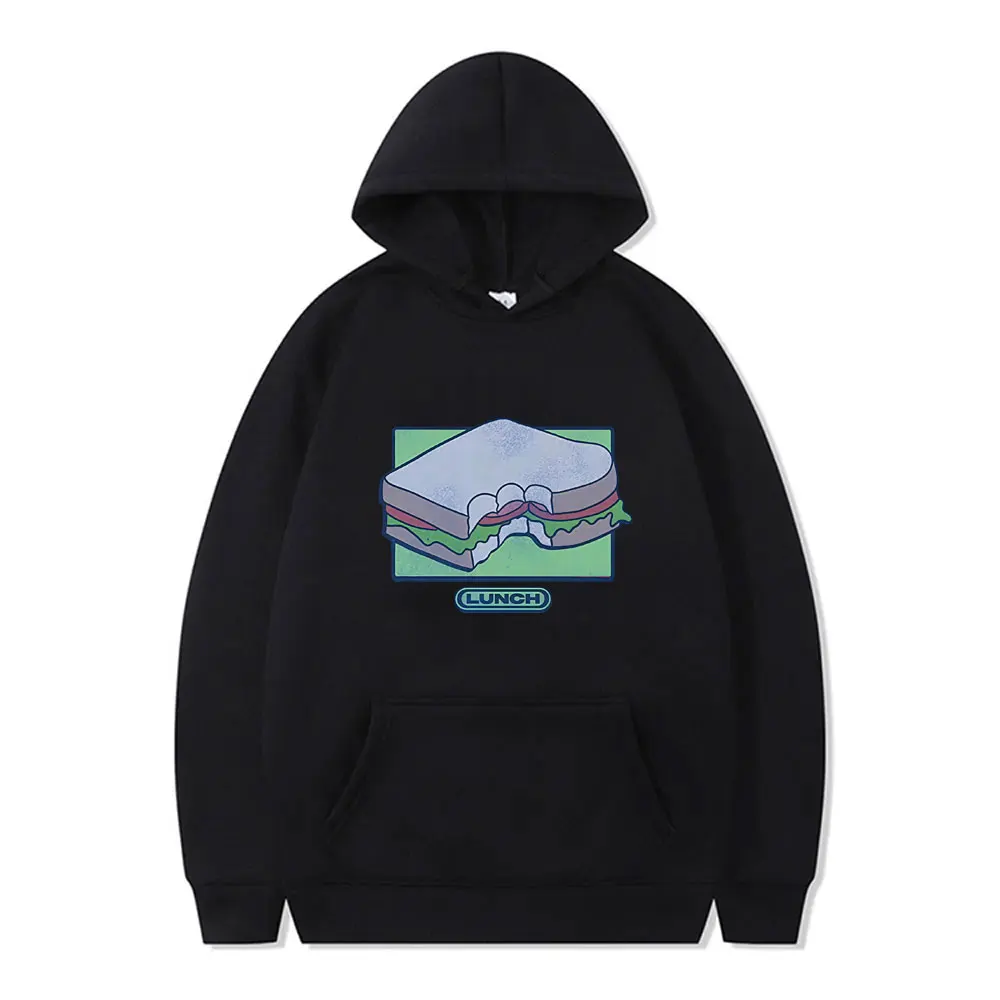 

Hit Me Hard and Soft Lunch Sandwich Graphic Hoodie Men Women Fashion Pop Music Streetwear Male Casual Oversized Pullover Hoodies