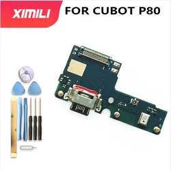 New Original CUBOT P80 USB Board Base Charging Port Board Microphone Module Accessories For For cubot p80 Phone