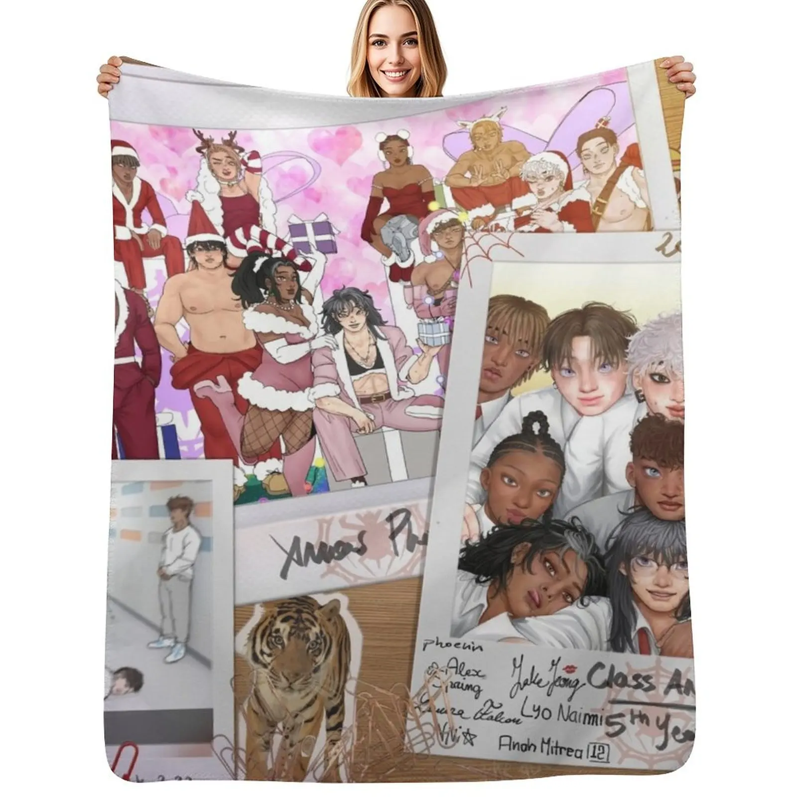 

collection Throw Blanket Soft Bed Fashionable Soft Plush Plaid Bed covers Blankets