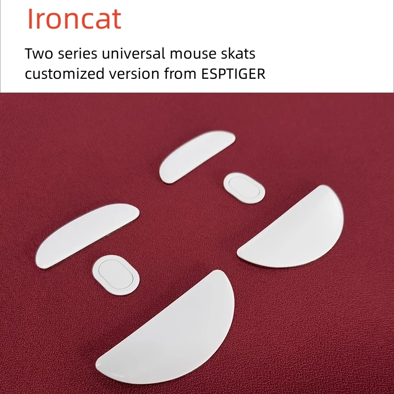 Original Mouse Skates For Ironcat Incott Mini Gpro Eagle Two Zero Pro Series Mice Glide Feet White PTFE From Esport Tiger