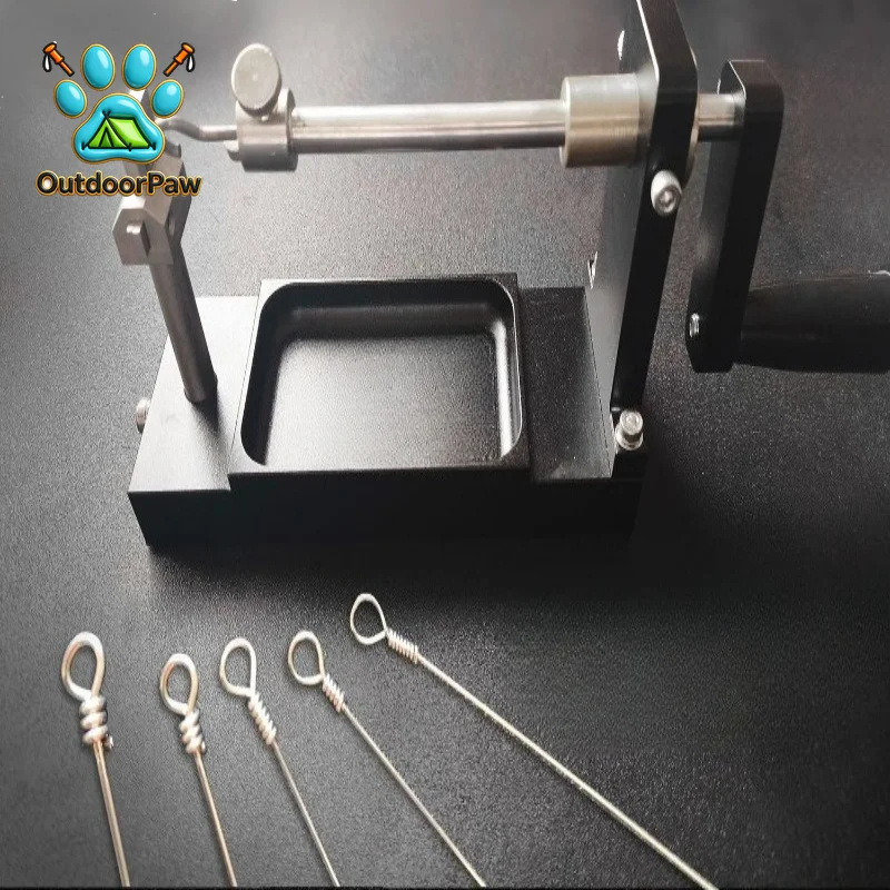 Loop Maker Wire Bender Fly Tying Station Reel Winder with Drag System-Professional Multi-function Fishing Tool