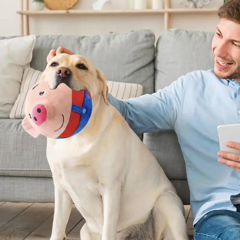 Elektronische Hond Speelgoed Bal Huisdier Stuiterende Sprongballen Wasbare Cartoon Interactieve Hond Pluche Pop Speelgoed Voor Huisdieren