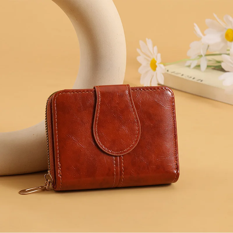 

Чехол для карт большой емкости с несколькими отделениями, кошелек с пряжкой на молнии для женщин, кошелек для монет, клатч Portefeuille Billetera Mujer Cartera