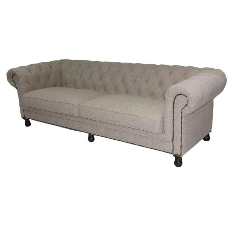 

Medieval style living room fabric sofa double senior