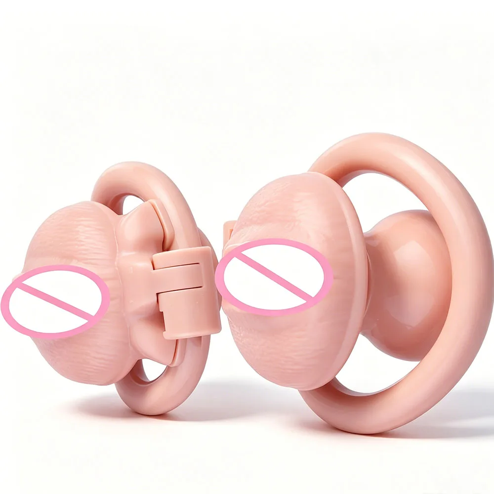 FRKO Jaula de Castidad Sissy, Anillo para Pene de ABS, Jaula para Pene, Juguetes Sexuales BDSM para Hombres, Fetiche Gay para Adultos, Entrenamiento Uretral Masculino, Femboys