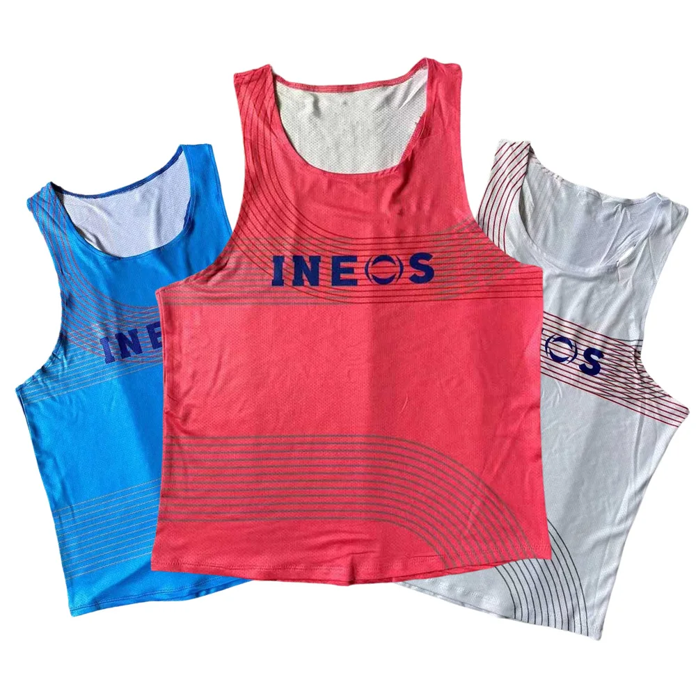 Men Running Vest Speed Fitness Shirt Sleeveless Mens Tank Top Athlete Track Field Singlet