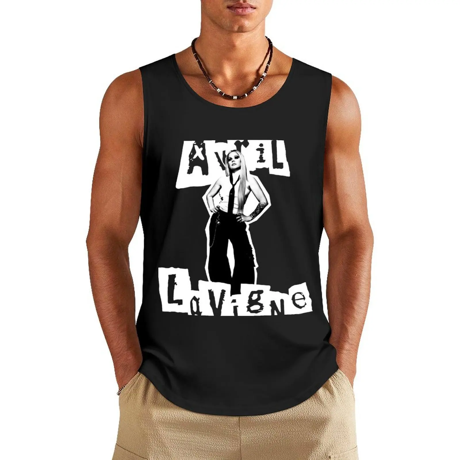 

AL 2024 Tank Top sleeveless Men's t-shirts anime gym t shirt gym