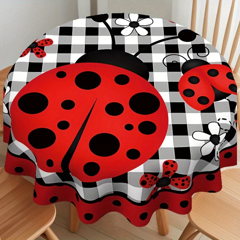 One butterfly patterned tablecloth 2D flat printing, 62 inches, 100% polyester fiber, yzb