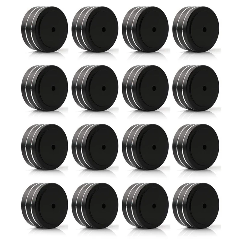 

16Pcs 40X20mm Aluminum Hifi AMP Speaker Isolation Stand Turntable DAC Feet Pad