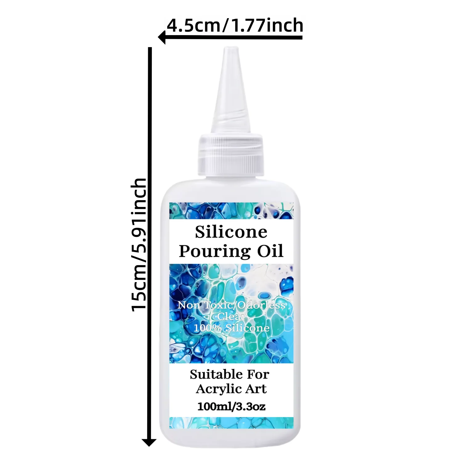 Silicone Pouring Oil Cell Activator Art Kit Christmas Gifts Fluid Art Canvas Painting
