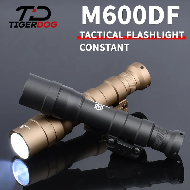 WADSN SF M600 Tactics Flashlight M600DF Airsoft High Power Lighing Scout Light Outdoor Field Hunting Airsof  Gun LED Light