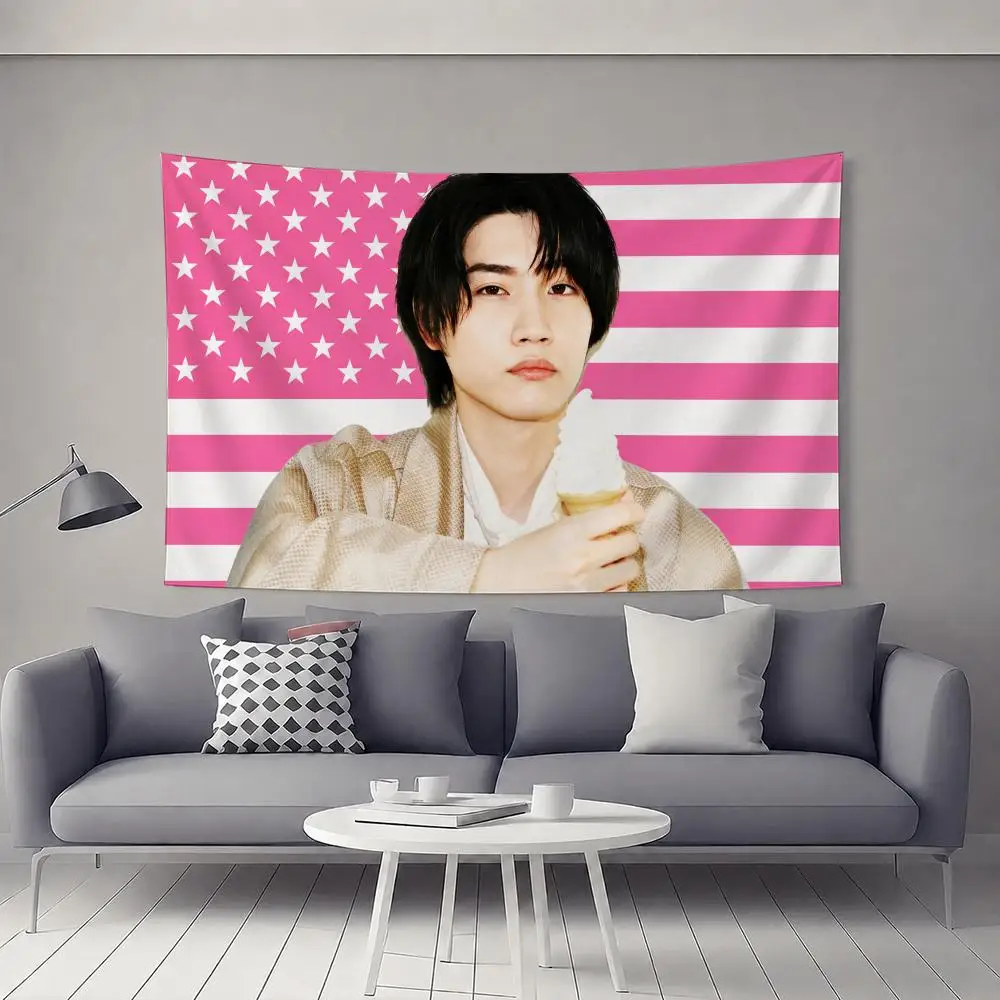 Singer D-Dori Sakurada Tapestry Tapestry Flat Polyester Wall Hanging, Cozy Kids Bedside Decor Healing Home Accent Gift Wall Art