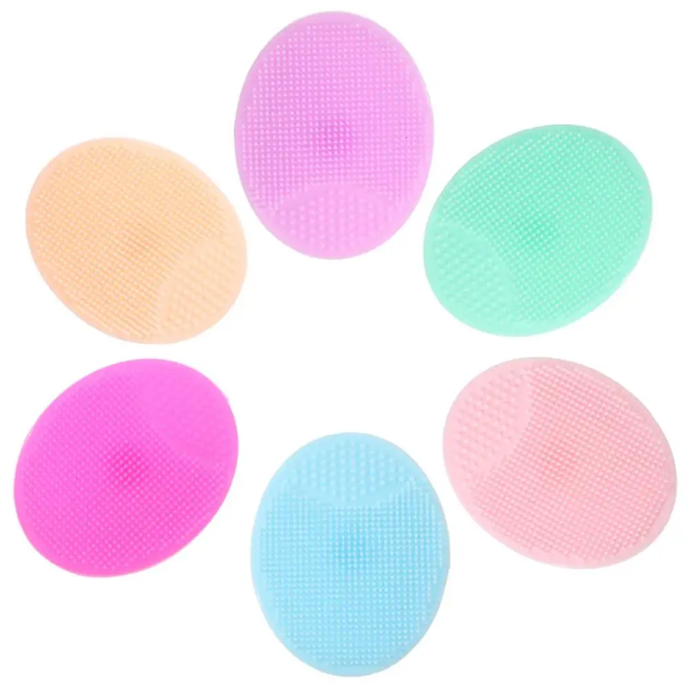 Almohadillas exfoliantes de silicona para limpieza facial, cepillo de limpieza de poros de precisión, herramienta para Baby Shower