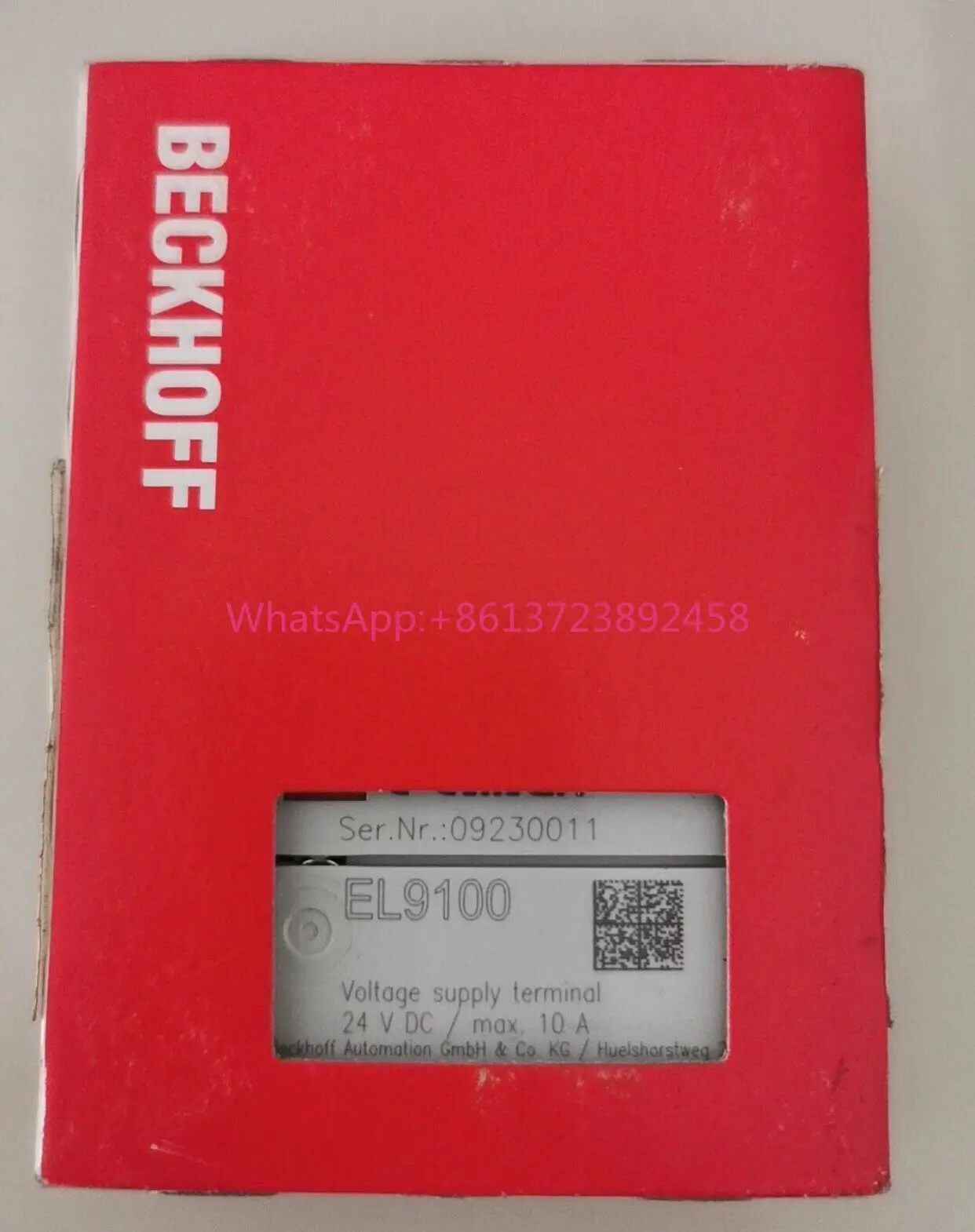 BECKHOFF EL9100 high quality