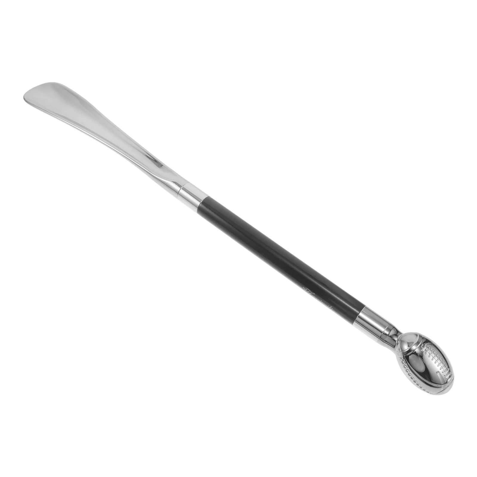 

Long Shoe Horn 20.83'' Rugby Head Design Ergonomic Plastic Shoehorn For Sports Cleats Boots Travel Hospital Senior Mobility