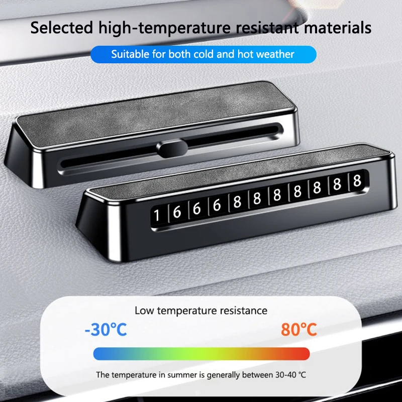 High Quality Car Temporary Parking Card Phone Number Card For BMW Series X1 X3 X4 X6 E90 E91 I3 I4 F30 F48 F30 F10 E30 E34 F02 - view 4