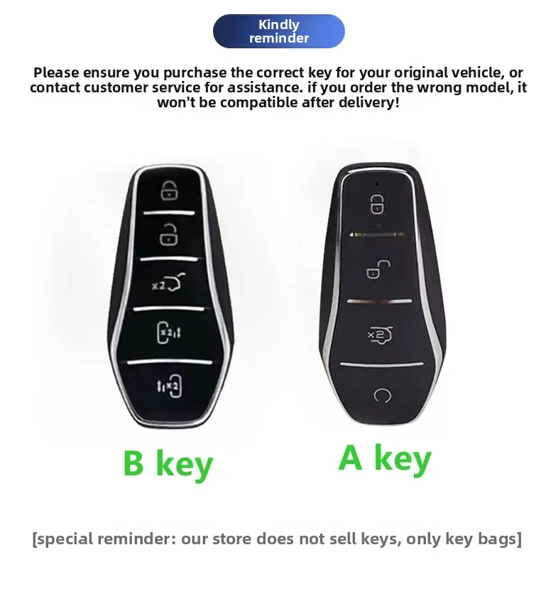 Car TPU Key Case Holder Cover Chain For BYD XIA Summer Tang Yuan Qin Seal Song Han EV Dolphin PLUS MAX Key Interior Accessories