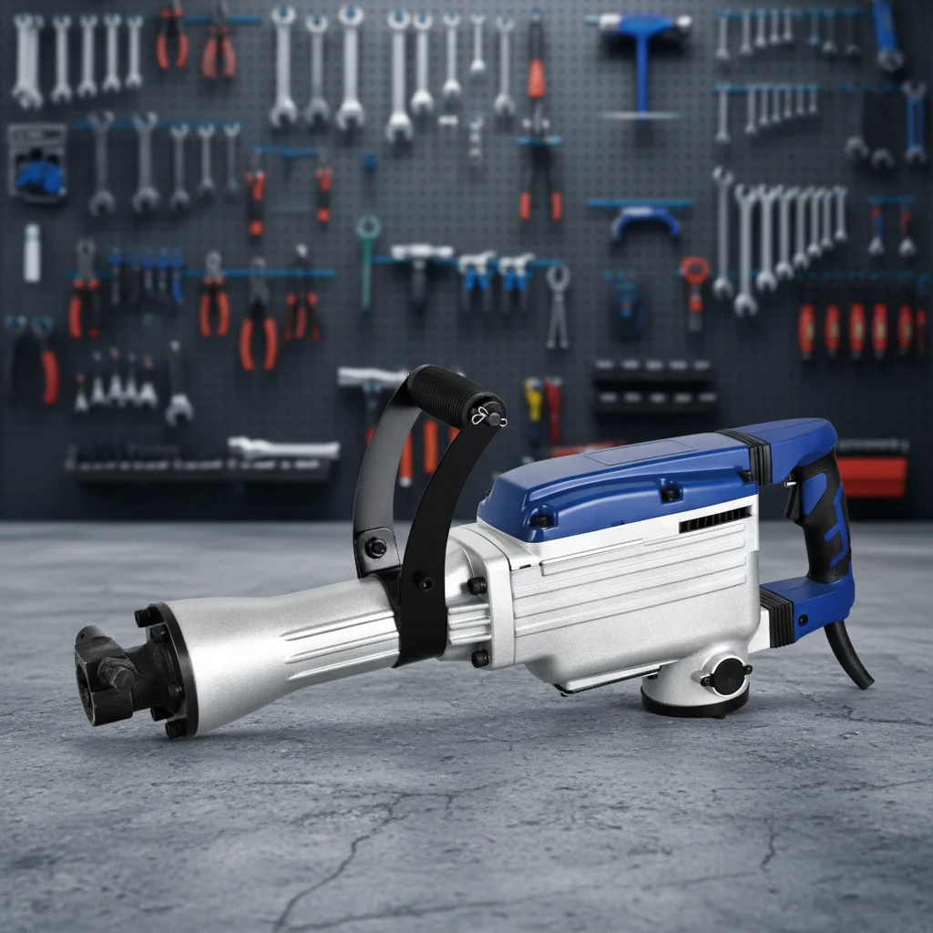 High Quality Factory 220-240V 1500W Brushless Motor Heavy Duty Electric Pick Demolition Hammer Crusher Jack Hammer 95.9ft-lb Max