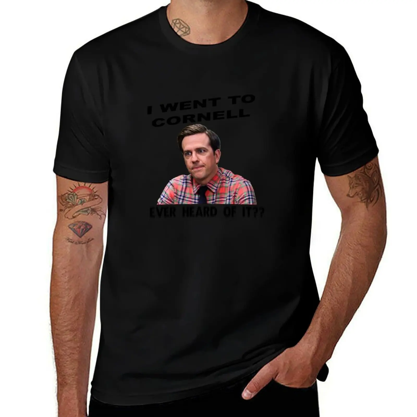 Andy Bernard, Cornell Grad T-Shirt Outdoor Sports Lightweight Tee T-Shirt