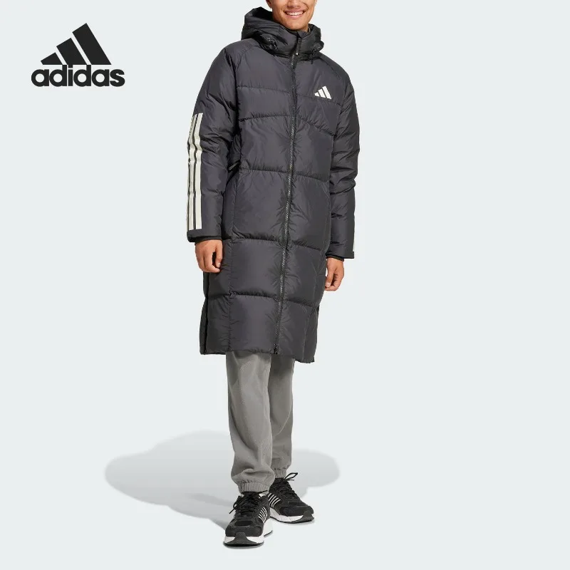 Adidas New Men's Warm Long 600 Pod Hooded Down Jacket JG3840